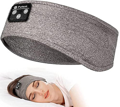 Bluetooth Headband Headphones for Sleeping, Soft Sleep Headband with Built-In Speakers, Long Play Time, Perfect for Sleep, Workout, Running, Yoga, Travel